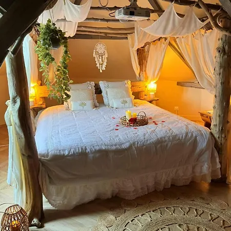 公寓 Duplex Safari Jusqu'a 4 Personnes, Spa, Cinema Et Lit Sous Les Arbres, Day Use, 10 Min Centre 阿棉